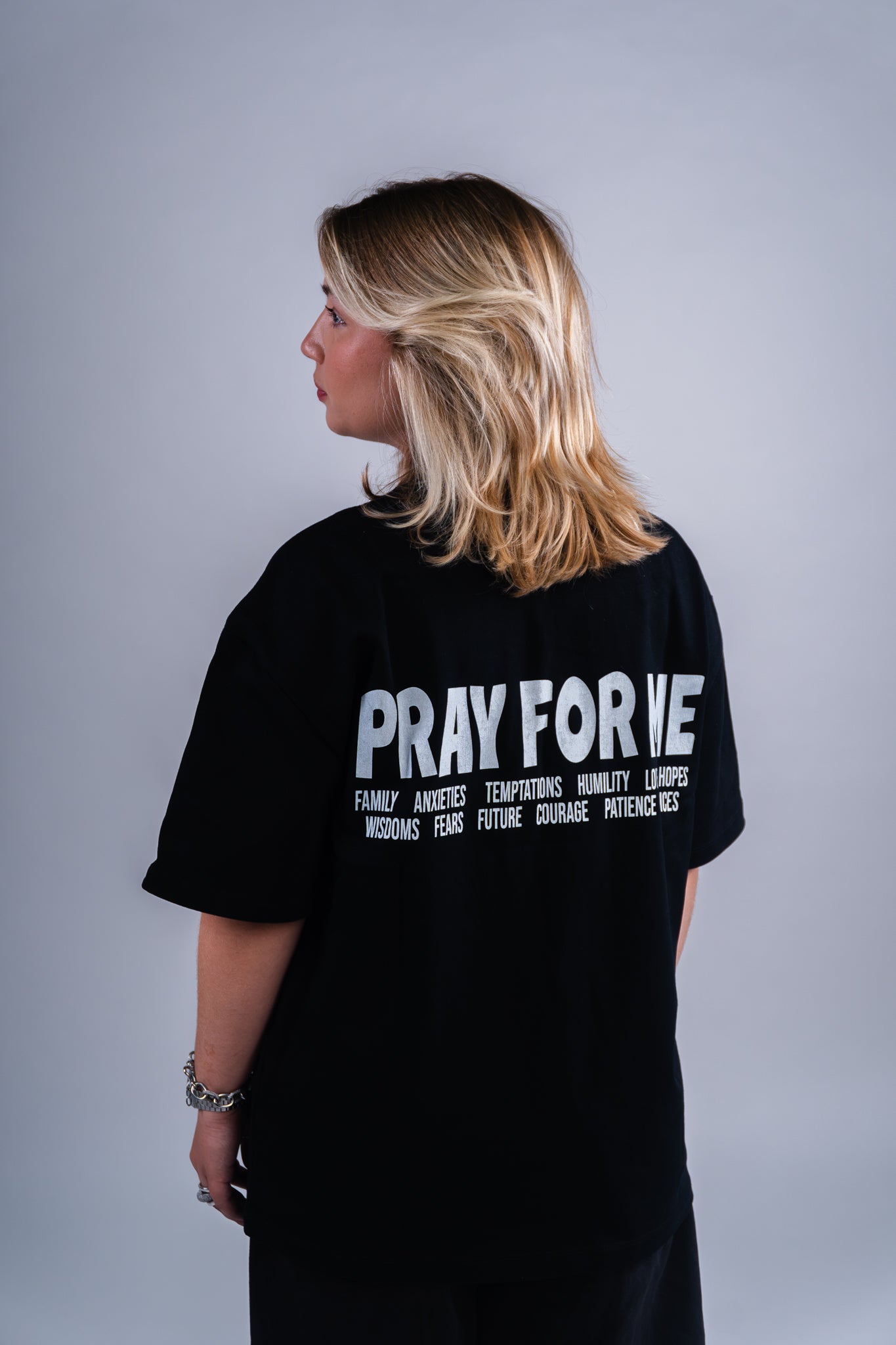 Black Pray4me T-shirt