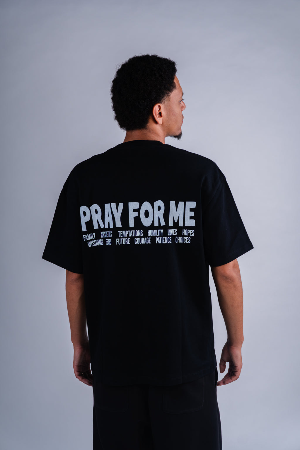 Black Pray4me T-shirt